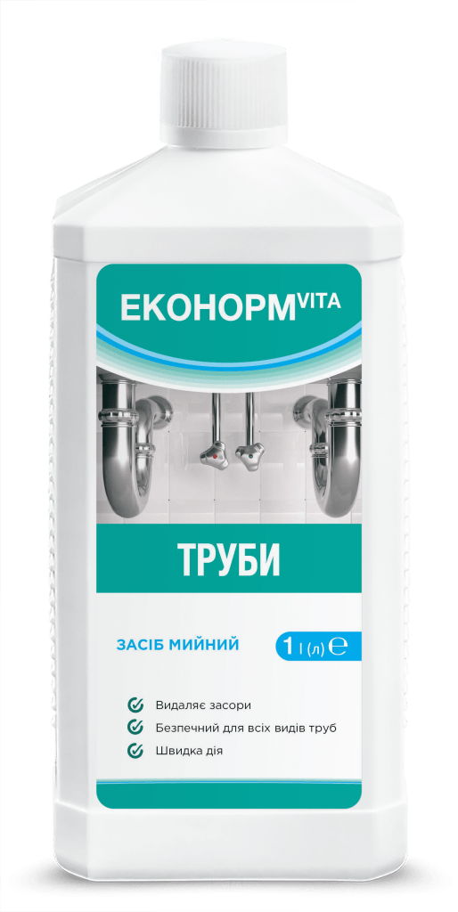 Засіб мийний «ЕконормVITAТруби» 1л